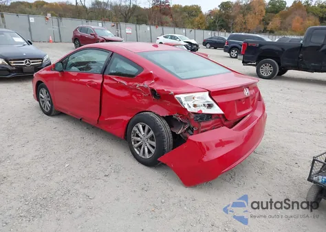 2012 Honda Civic Ex-L z USA, uszkodzony, nr VIN 2HGFG3B16CH533209